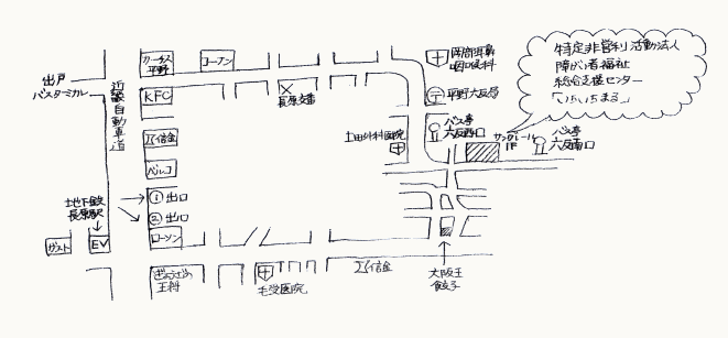 いちいちまるへの地図